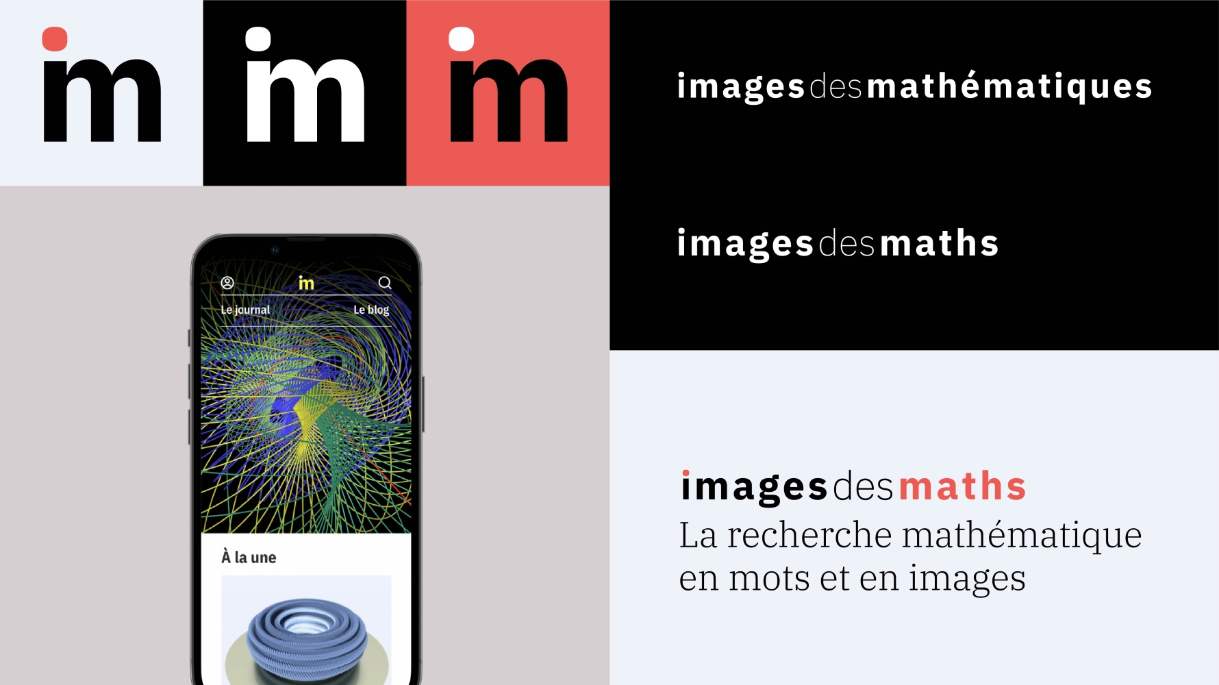 déclinaisons du logo Images des Mathématiques
